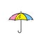 Umbrella line icon