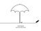 Umbrella outline