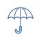 Umbrella related vector icon