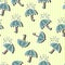 Umbrella seamless pattern