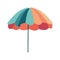 Umbrella symbolizes wet weather season