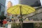 Umbrella, yellow, tourist, attraction, city, recreation, tourism