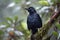 Umbrellabird - South America (Generative AI)