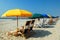 Umbrellas on the Grand Strand, Myrtle beach, SC