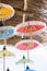 Umbrellas / Paper umbrellas colorful : Colorful umbrellas background