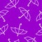 Umbrellas seamless pattern