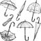 Umbrellas sketches