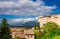 Umbria countryside from Spoleto city