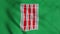 Umbria region flag, Italy, waving in the wind, background