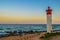 Umhlanga Lighthouse one of the world`s iconic lighthouses in Durban north KZN South Africa