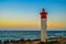 Umhlanga Lighthouse one of the world`s iconic lighthouses in Durban north KZN South Africa