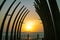 Umhlanga Pier in Durban South Africa in the Sunrise