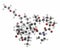 Umirolimus immunosuppressant molecule. Used in drug-eluting coronary stents. Atoms are represented as spheres with conventional