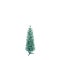 Unadorned Christmas tree, pine isolated on white