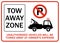 Unauthorized vehicles will be towed away at owners expense