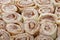 Unbaked cinnamon rolls