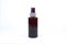 Unbranded brown cosmetic spray bottle isolated on white background. Natural organic spa cosmetics, Spray concept. Body mist, brume