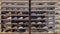 Unbranded footwear on display in the window of a shoe shop