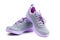 Unbranded purple running shoes on a white background