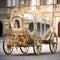 Unbridled Opulence: A Regal Horse-drawn Carriage