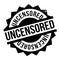 Uncensored rubber stamp