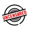 Uncensored rubber stamp