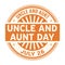 Uncle and Aunt Day, July 26