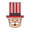 Uncle Sam character icon