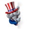 Uncle Sam Character Sign