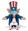 Uncle Sam Debating - Surgical Mask