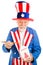 Uncle Sam Eats Chinese Takeout