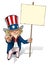 Uncle Sam I Want You Placard
