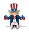 Uncle Sam Republican n Democratic