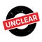 Unclear rubber stamp