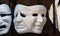 Uncolored and unpainted white mask. Traditional Venetian Masks for Carnival of Venice, Italy