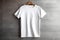 Uncomplicated Design, White T-shirt Mockup with White Background