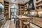 uncomplicated kitchen with efficient layout and well-stocked pantry