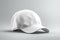 Uncomplicated Vision, Realistic White Cap Mockup on Light Gray Background
