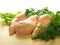 Uncooked chicken breast,