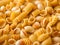 uncooked dry macaroni, italian pasta background
