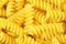 Uncooked fusilli, italian pasta