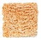 Uncooked instant noodle isolated