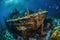 Uncovering the past, old ship found on ocean floor - generative AI