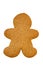 Undecorated Gingerbread Man