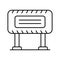 Under Constriction vector Outline icon style illustration. EPS 10 file
