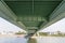 Under the Deutzer Bridge from the Rhine River