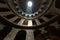 Under the dome of the Church of the Holy Sepulchre