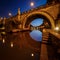 Under the Holy Angel Bridge at Dawn