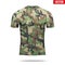 Under layer compression shirt in camouflage style.