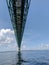 Under the Mackinac bridge